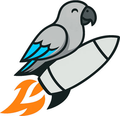 CucuDay mascot in rocket